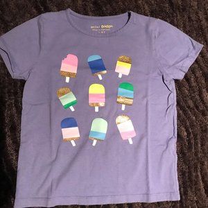 Girls Mini Boden Purple Shirt